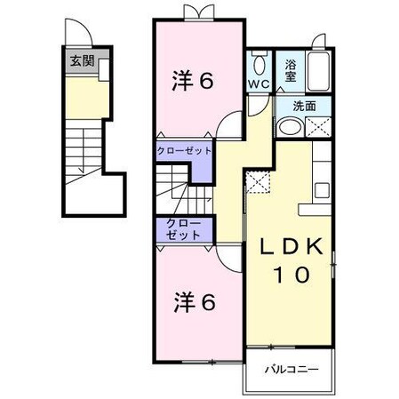 プリマヴェーラ四番館の物件間取画像